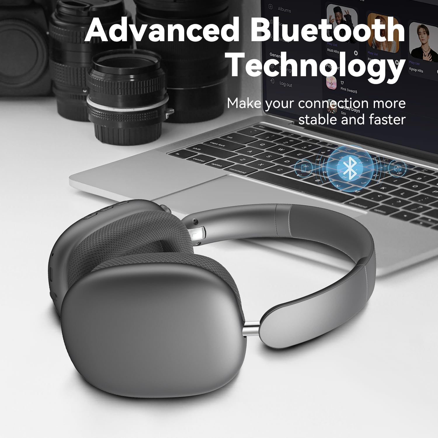 GasyeSoy™ Y01 Wireless Over Ear Headphones